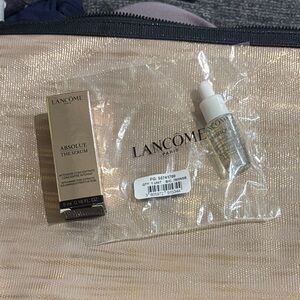 Lancome Bundle (3) -Absolue The Serum - Clarifique- Cosmetic Bag NWOT